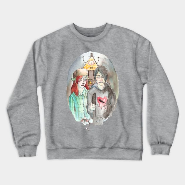 American gravity gothic Crewneck Sweatshirt by ruhefuchs